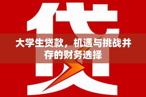 阿巴嘎旗大学生贷款，机遇与挑战并存的财务选择