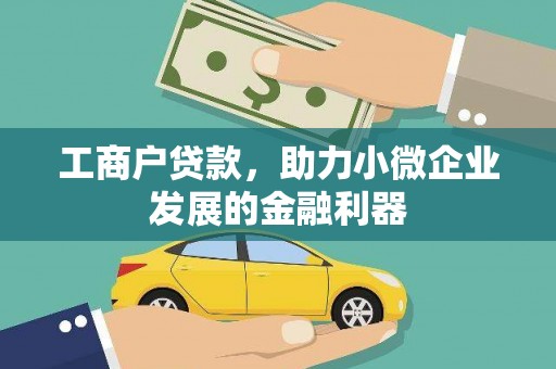 阿巴嘎旗工商户贷款，助力小微企业发展的金融利器