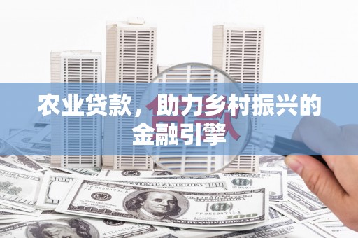 阿巴嘎旗农业贷款，助力乡村振兴的金融引擎