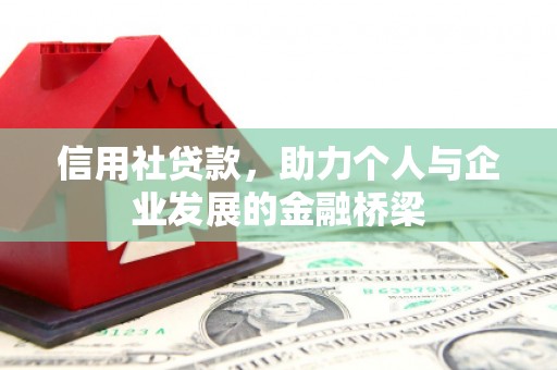 阿巴嘎旗信用社贷款，助力个人与企业发展的金融桥梁