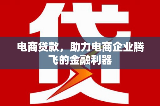 阿巴嘎旗电商贷款，助力电商企业腾飞的金融利器