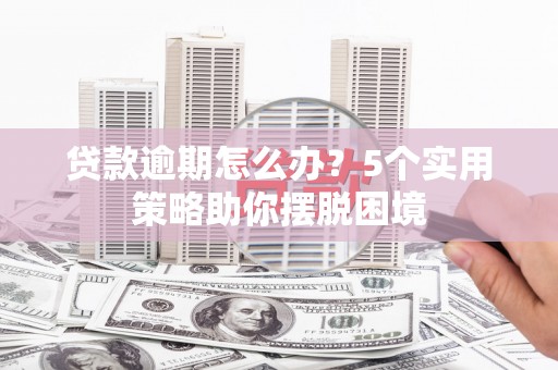 阿巴嘎旗贷款逾期怎么办？5个实用策略助你摆脱困境