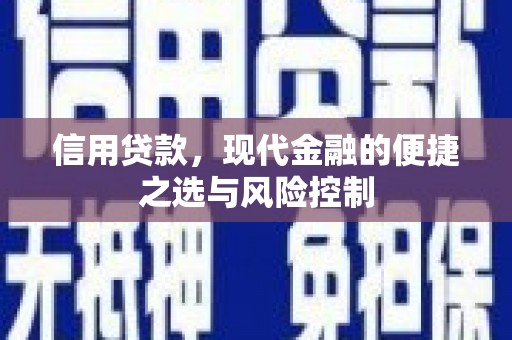 阿巴嘎旗信用贷款，现代金融的便捷之选与风险控制
