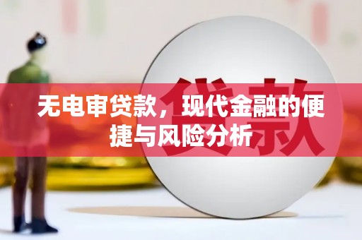 阿巴嘎旗无电审贷款，现代金融的便捷与风险分析