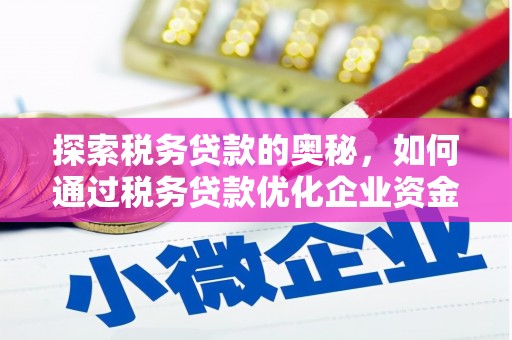 阿巴嘎旗探索税务贷款的奥秘，如何通过税务贷款优化企业资金流