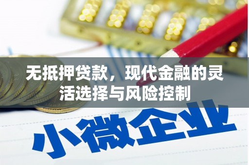 阿巴嘎旗无抵押贷款，现代金融的灵活选择与风险控制