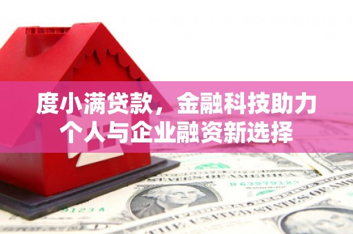 阿巴嘎旗度小满贷款，金融科技助力个人与企业融资新选择