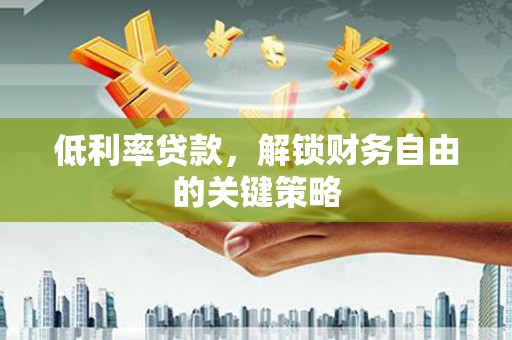 阿巴嘎旗低利率贷款，解锁财务自由的关键策略