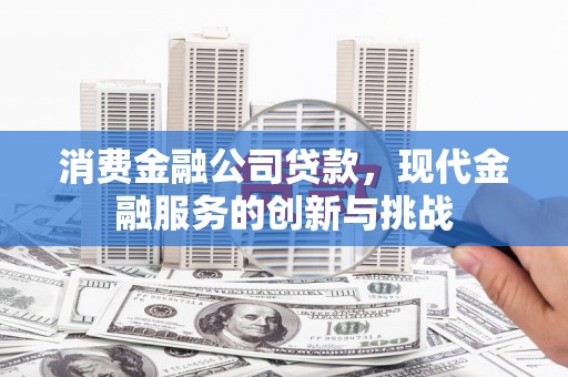 阿巴嘎旗消费金融公司贷款，现代金融服务的创新与挑战