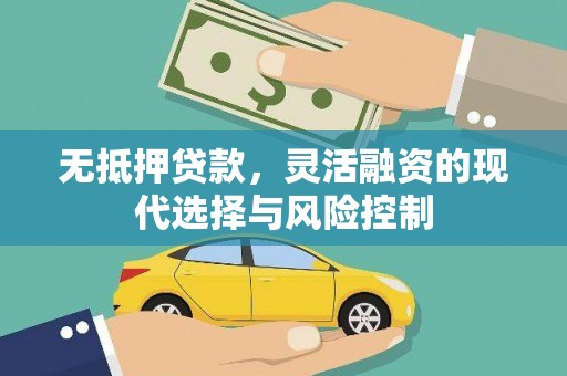 阿巴嘎旗无抵押贷款，灵活融资的现代选择与风险控制