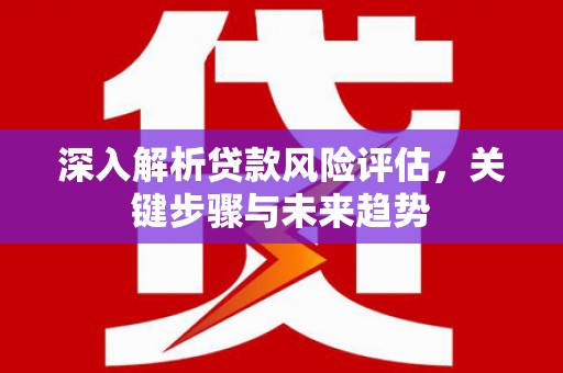 阿巴嘎旗深入解析贷款风险评估，关键步骤与未来趋势