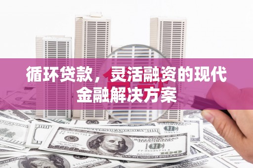 阿巴嘎旗循环贷款，灵活融资的现代金融解决方案
