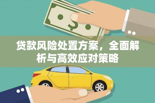 阿巴嘎旗贷款风险处置方案，全面解析与高效应对策略
