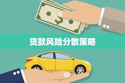阿巴嘎旗贷款风险分散策略