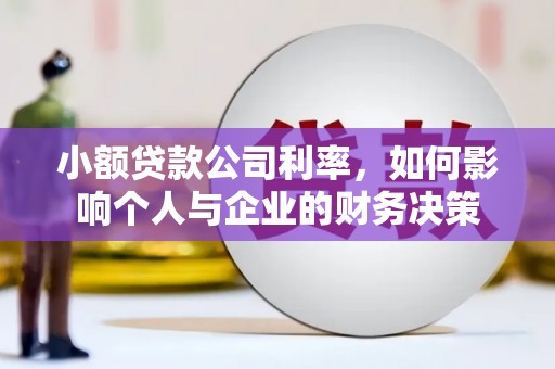 阿巴嘎旗小额贷款公司利率，如何影响个人与企业的财务决策