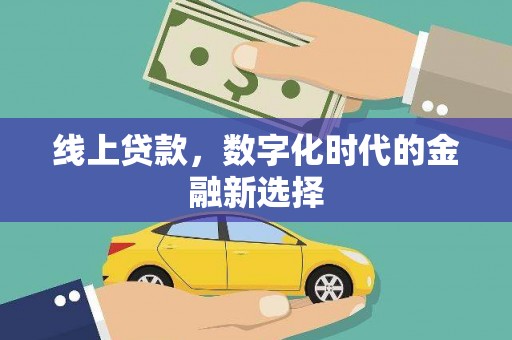 阿巴嘎旗线上贷款，数字化时代的金融新选择