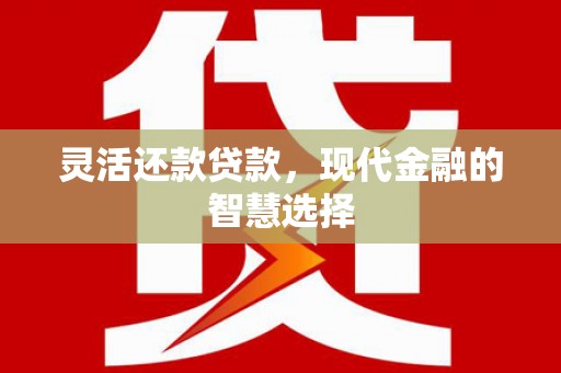 阿巴嘎旗灵活还款贷款，现代金融的智慧选择