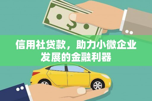 阿巴嘎旗信用社贷款，助力小微企业发展的金融利器