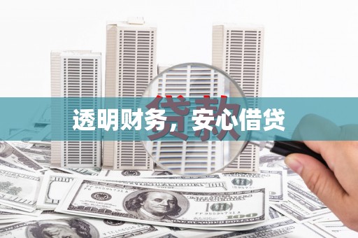 阿巴嘎旗透明财务，安心借贷