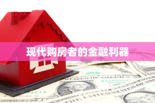 阿巴嘎旗现代购房者的金融利器