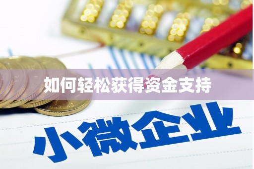阿巴嘎旗如何轻松获得资金支持