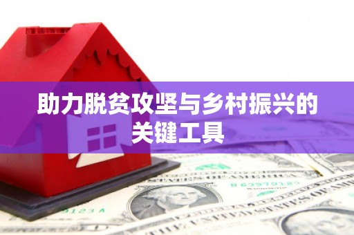 阿巴嘎旗助力脱贫攻坚与乡村振兴的关键工具