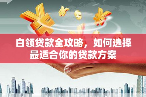 阿巴嘎旗白领贷款全攻略，如何选择最适合你的贷款方案