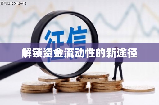阿巴嘎旗解锁资金流动性的新途径
